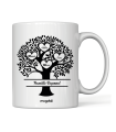 Mug Arbre de vie à personnaliser 2 à 16 prénoms