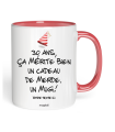 Mug anniversaire 30 ans, ça mérite bien un cadeau de merde