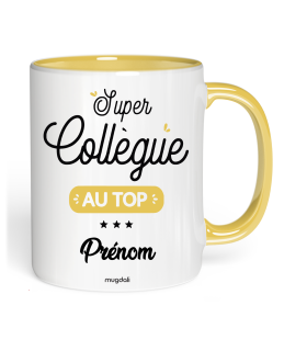 Mug super collègue au top