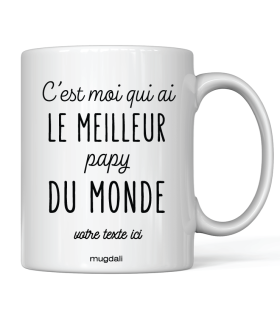 Mug "c'est moi qui ai le meilleur papy du monde"